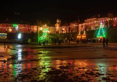 At Christmas you'll be treated to the famous Mousehole Harbour Lights display