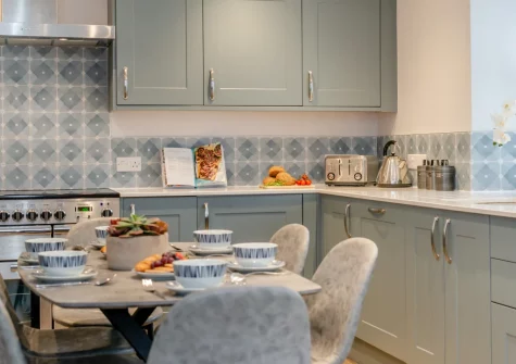 The kitchen & dining area at Berea House, Polperro