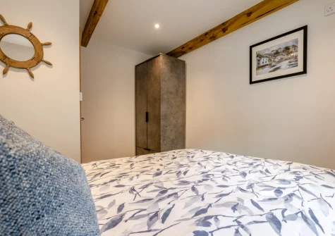 Bedroom #2 at Berea House, Polperro