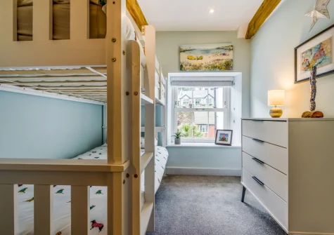 Bedroom #3 at Berea House, Polperro