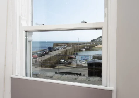 The living area at Berlewen, Mousehole