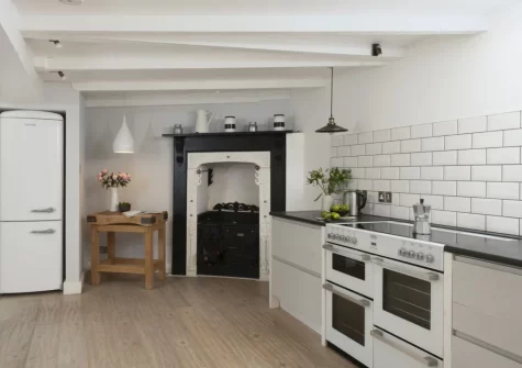 The kitchen at Berlewen, Mousehole