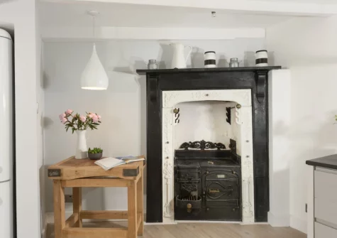 The kitchen at Berlewen, Mousehole