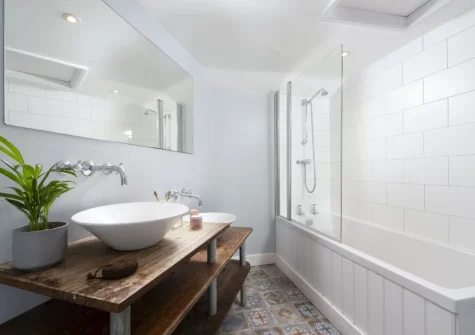 The bathroom at Berlewen, Mousehole