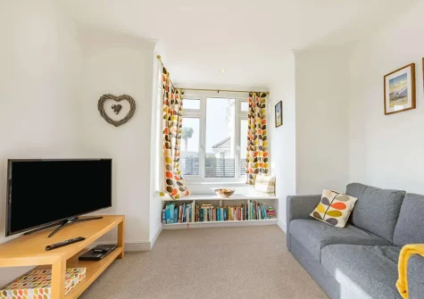 The living room at Berries House, Bude