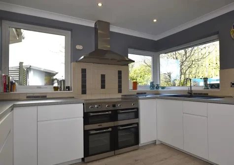 The kitchen at Berries House, Bude