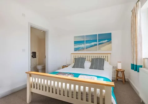 Bedroom #1 at Berries House, Bude