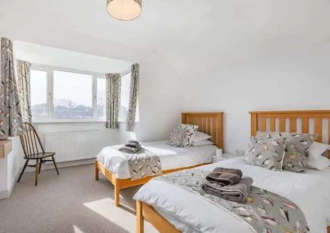 Bedroom #3 at Berries House, Bude