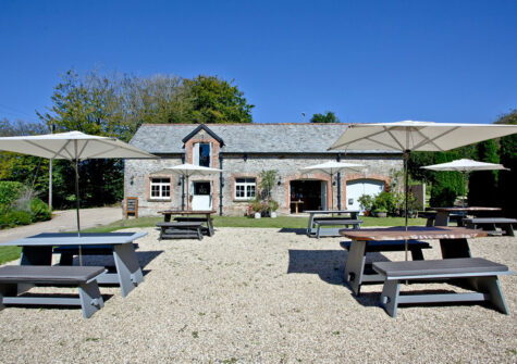 The onsite restaurant & bar at Kentisbury Grange, Kentisbury
