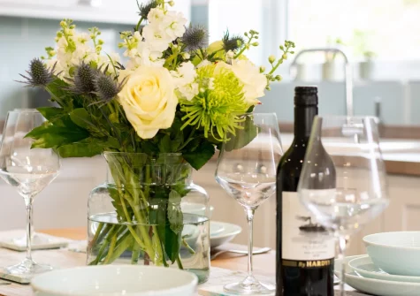 The dining area at Bert's Place, Little Petherick