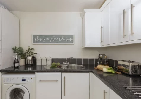 The kitchen at Bessie Ellen's Cottage, Fowey