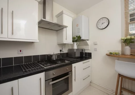 The kitchen at Bessie Ellen's Cottage, Fowey