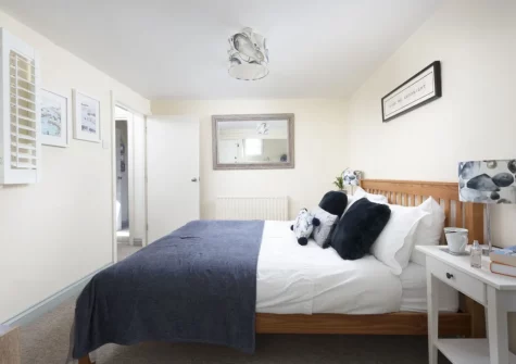 The bedroom at Bessie Ellen's Cottage, Fowey