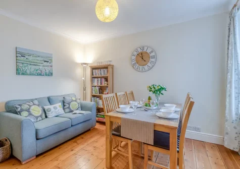 The dining room at Betty's Cottage, Bishop's Tawton