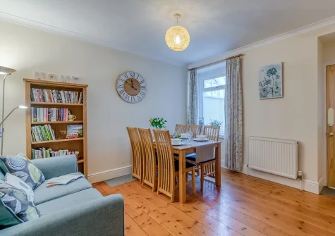 The dining room at Betty's Cottage, Bishop's Tawton