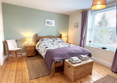 Bedroom #1 at Betty's Cottage, Bishop's Tawton
