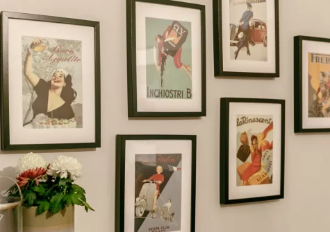 The living room at Birches, Bampton