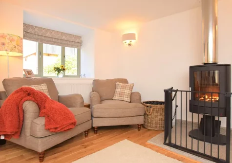 The living room at Birds Nest, Bondleigh