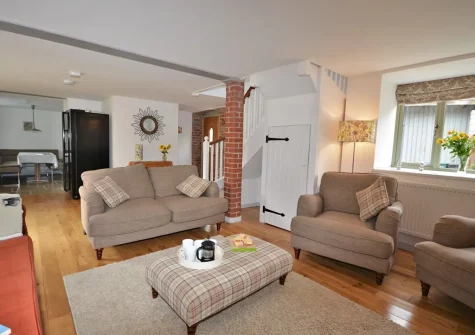 The living room at Birds Nest, Bondleigh