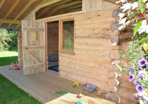 The children's playhouse at Birds Nest, Bondleigh