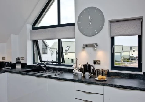 The kitchen at Black Sea Horse, Westward Ho!
