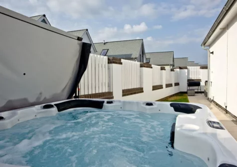 The hot tub at Black Sea Horse, Westward Ho!