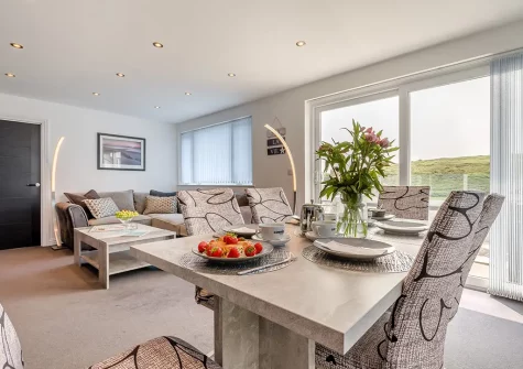 The dining area at Blue Horizons, Holywell