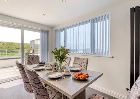 The dining area at Blue Horizons, Holywell
