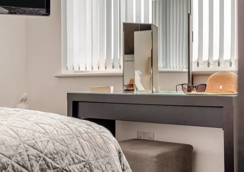 Bedroom #1 at Blue Horizons, Holywell