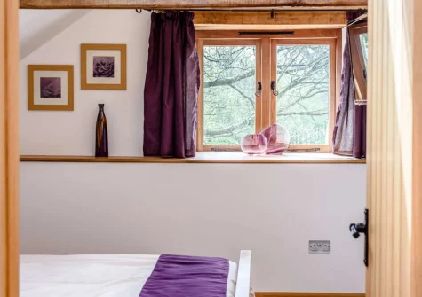 Bedroom #1 at Bluebell Barn, Alfardisworthy