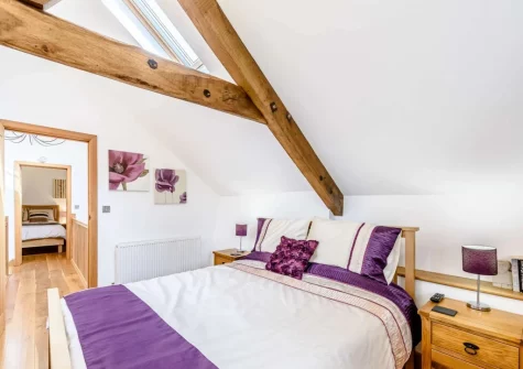 Bedroom #1 at Bluebell Barn, Alfardisworthy