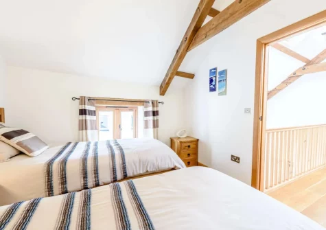 Bedroom #2 at Bluebell Barn, Alfardisworthy