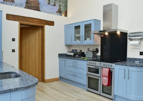 The kitchen at Bluebell Barn, Meldon