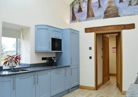 The kitchen at Bluebell Barn, Meldon