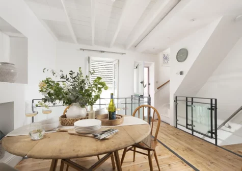 The dining area at Bluebell Cottage, St Ives