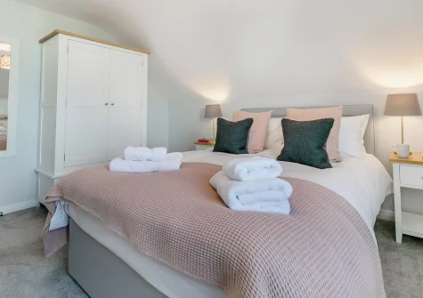 Bedroom #1 at Blueskies, Padstow