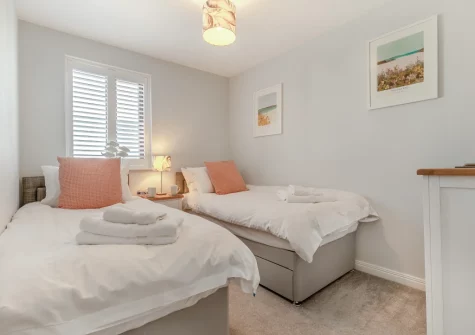 Bedroom #2 at Blueskies, Padstow