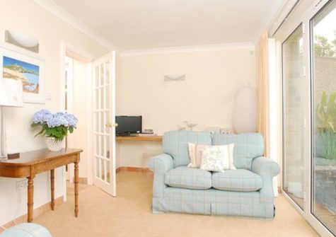 The living area @ Bluewaters, Plymouth