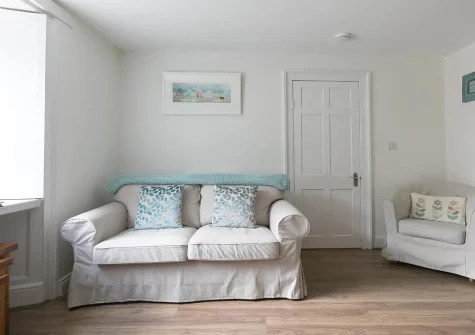 The living room at Blythswood, Marazion