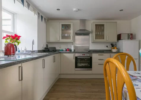 The kitchen at Blythswood, Marazion
