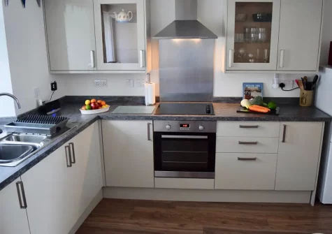The kitchen at Blythswood, Marazion