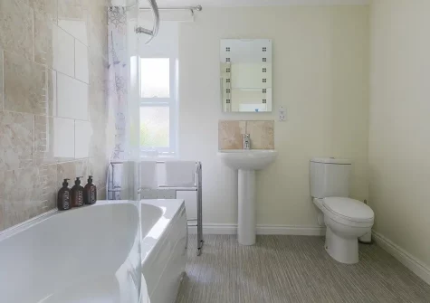 The bathroom at Blythswood, Marazion