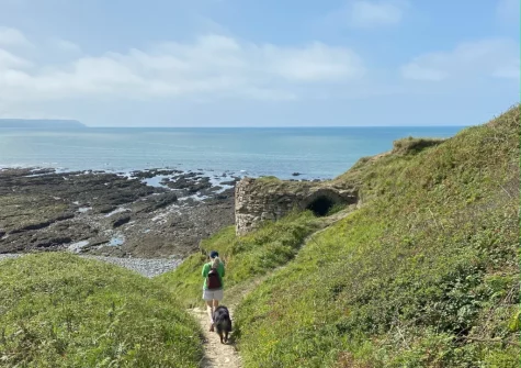 The area boasts a variety of excellent walks both coastal and rural