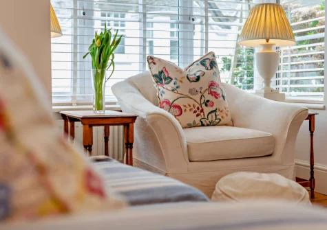 The living area at Bobs Cottage, Padstow
