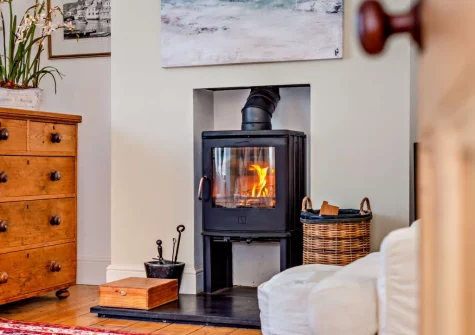 The living area at Bobs Cottage, Padstow