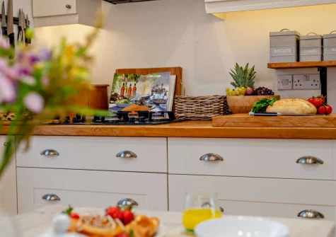 The kitchen at Bobs Cottage, Padstow
