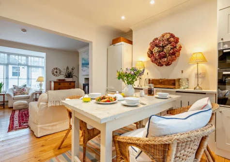The kitchen & dining area at Bobs Cottage, Padstow