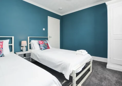 Bedroom #4 at Boslandew House, Mousehole