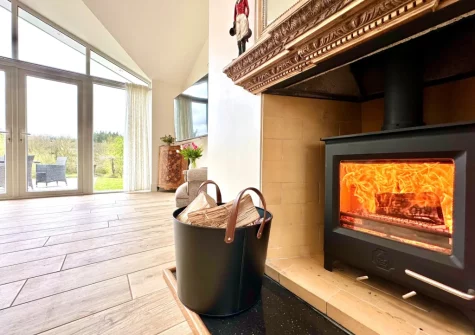 The living room at Bourne Lodge, Witheridge