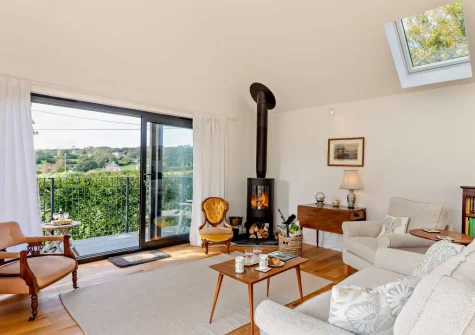 The living area at Bowhousehay, Albaston